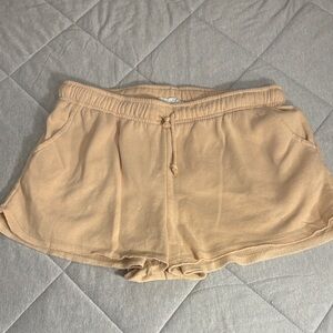 Hippie Rose Cream Athletic Lounge Shorts